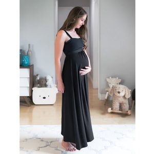 Happiest Baby Everything Dress Maternity and Nursing Maxi Small